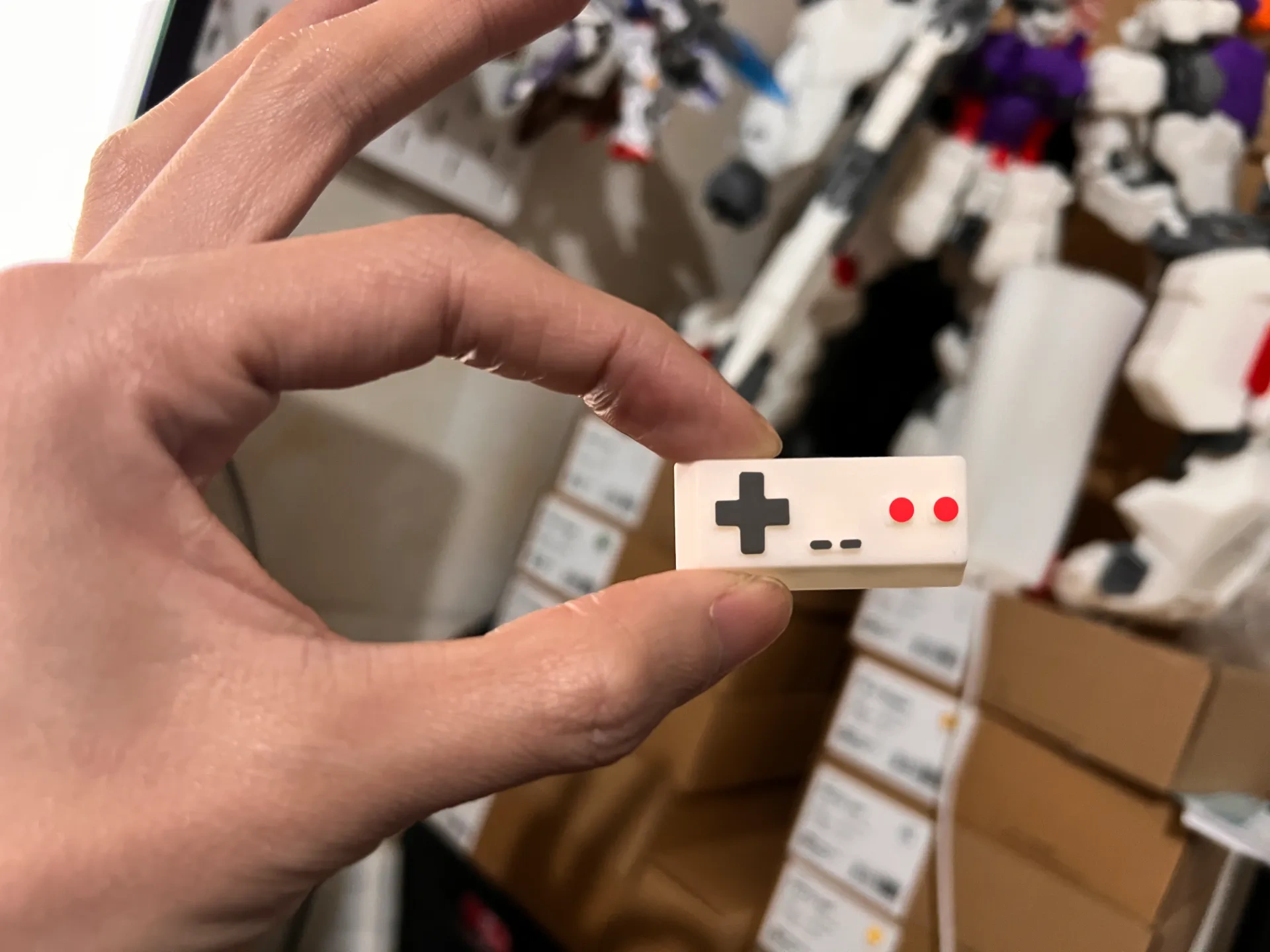 Miniatura 1 do modelo 3D 键盘键帽 红白机 游戏手柄 2.25U回车键 shift键 键帽（keycaps）
