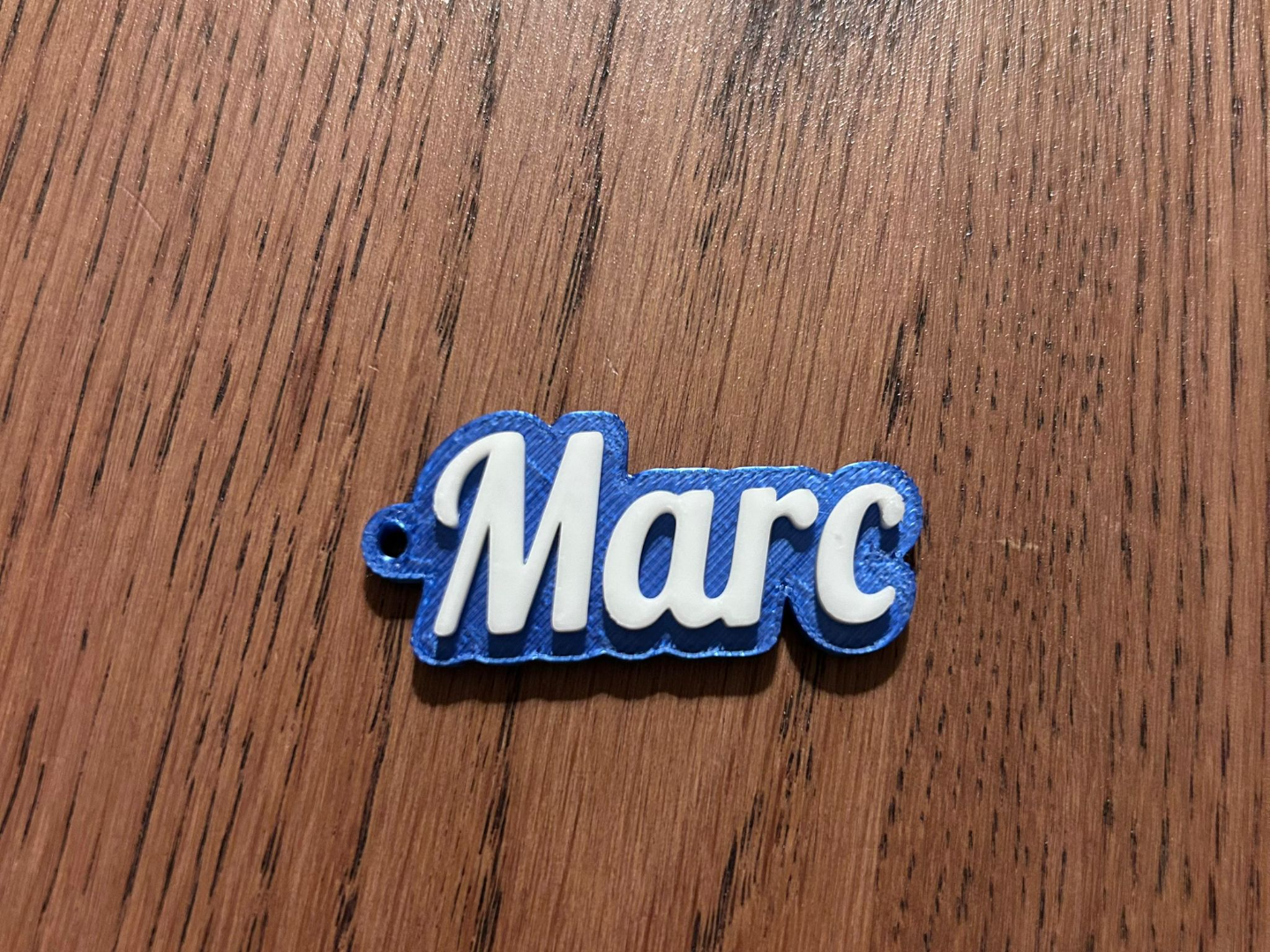Marc name keychain