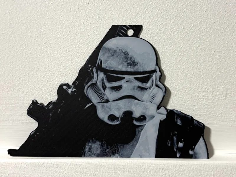 Stormtrooper helmet/torso 2d art