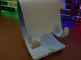 Curved iPhone stand