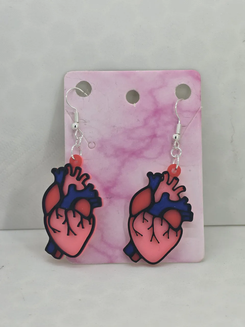 Heart and Kidney Earrings view 3