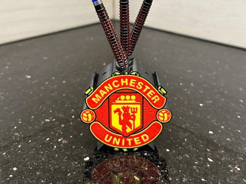 Manchester United dart stand