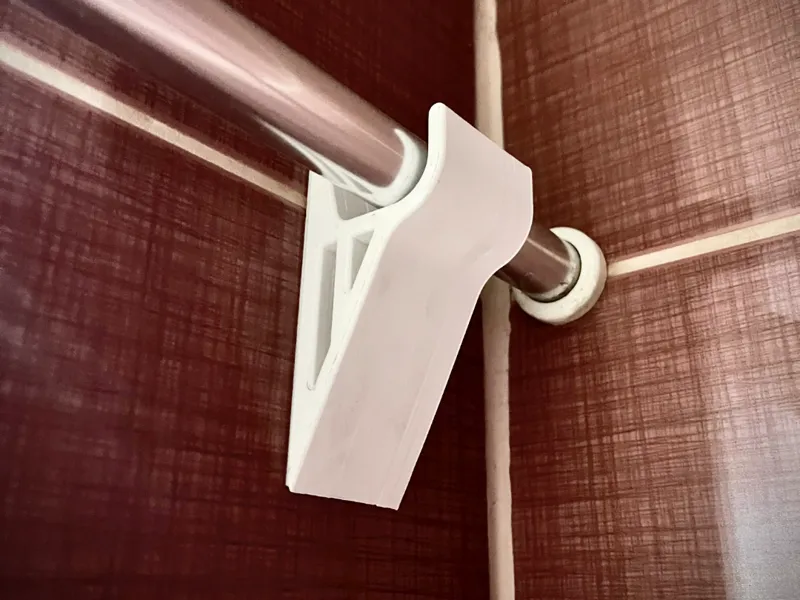 Shower Curtain Rod wall support holder