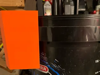 Secchiello porta pennelli/spugne per lavaggio auto