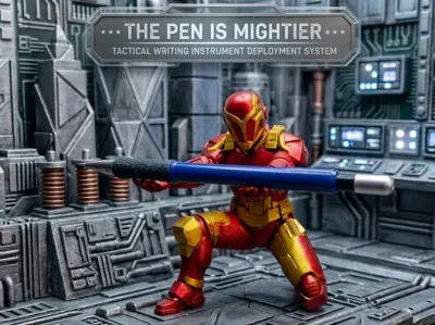 Colorable Pen Holder Pen Guardian