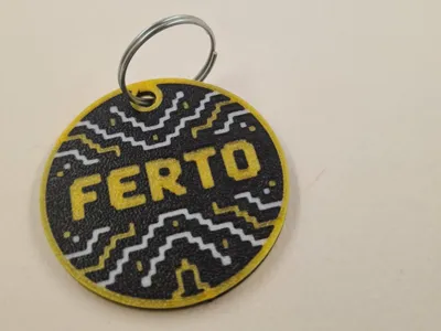 Eurovision 2026 Akylas-Ferto Keychain