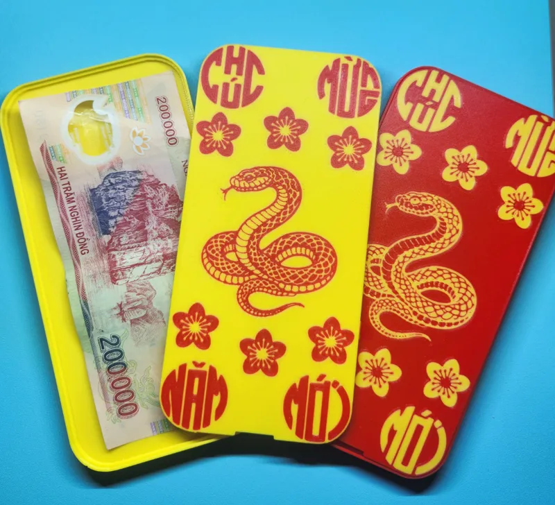 Lunar New Year, Tet - Lucky money box - Snake