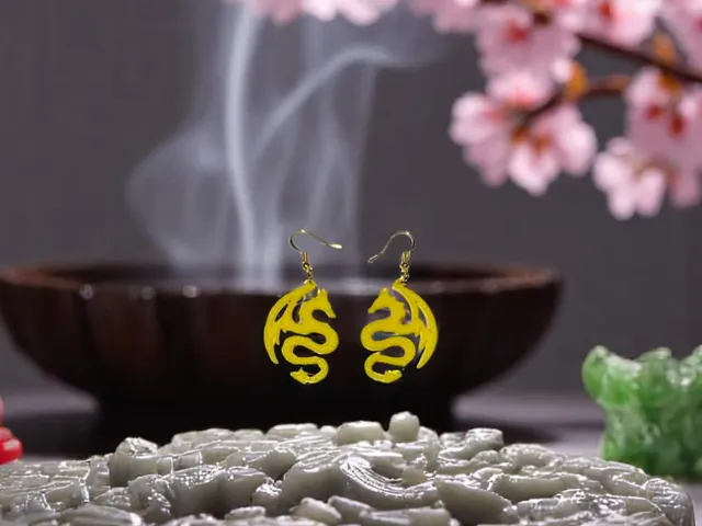 Dragon earrings