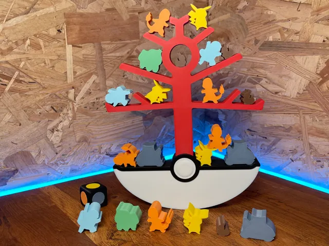 Pokemon Balance - Free 3D Print Model - MakerWorld