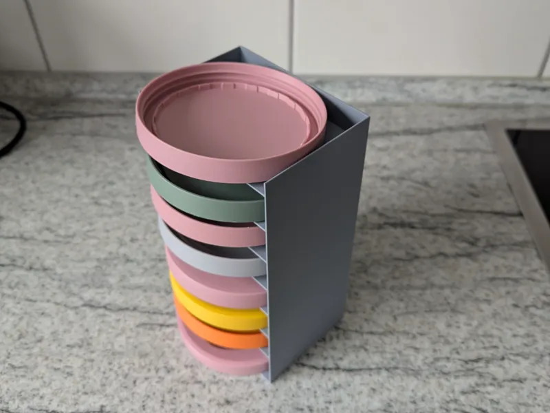 Mepal Müslibecher Lunchpot Deckel organizer