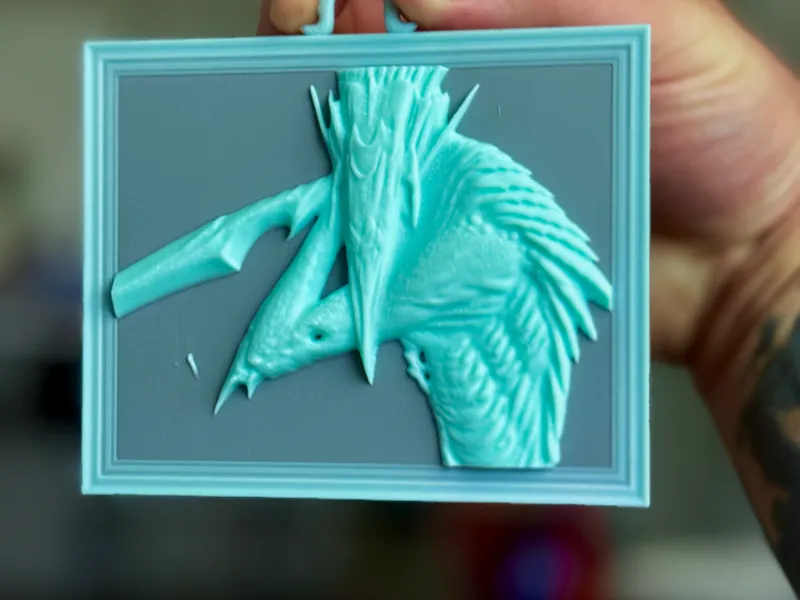 MTG Sliver Relief Sculpture 
