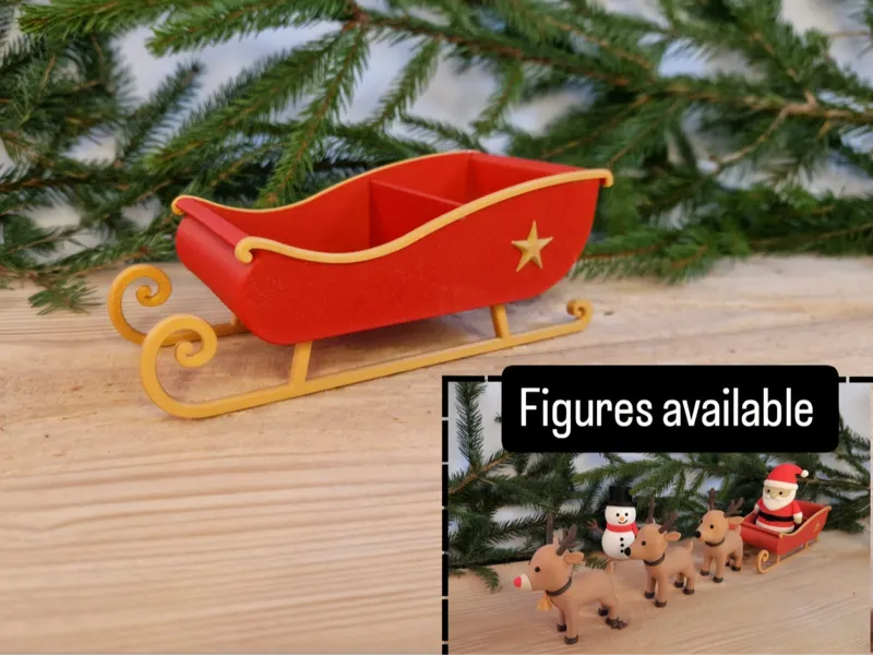 Weihnachtsschlitten - Schlicht - Kein AMS
