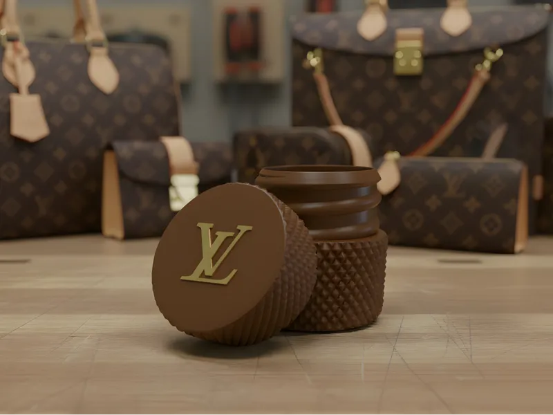 Louis Vuitton Threaded Container