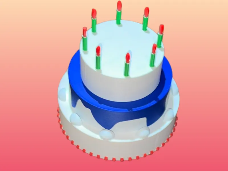 Triple Layered Cake Spectacular