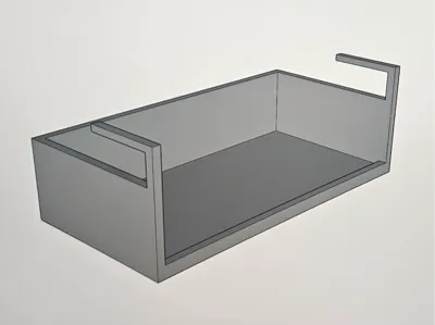 Toolbox for 18mm shelf