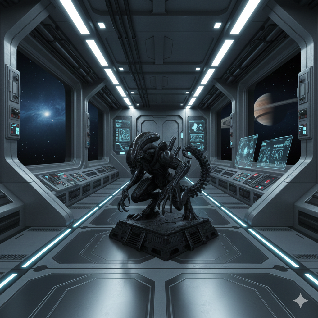 Miniatura 2 do modelo 3D Hunter Alien 
