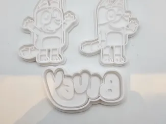bluey bingo cookie cutters