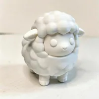 单色免拼装_白模