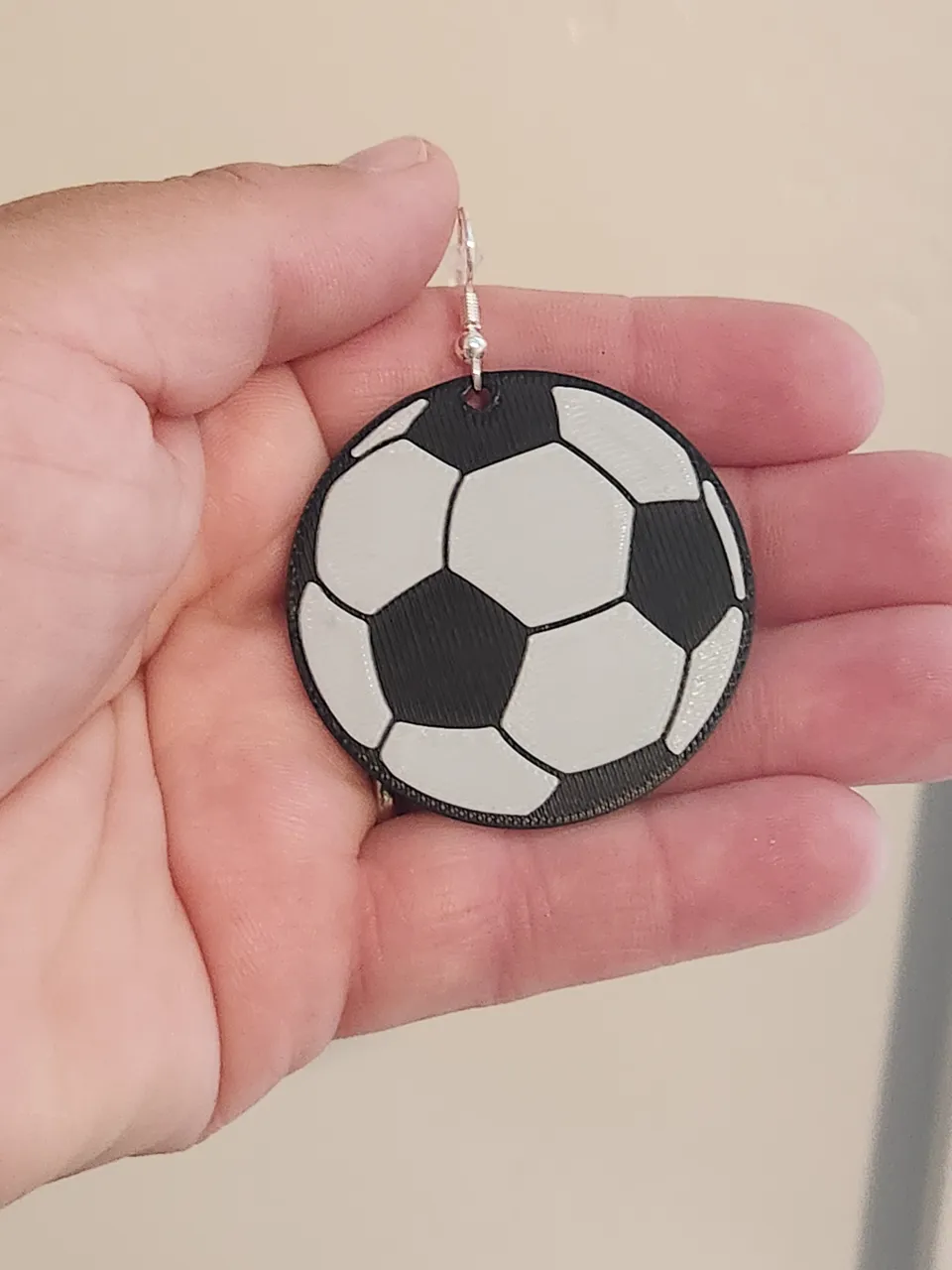 Soccer Earrings view 3
