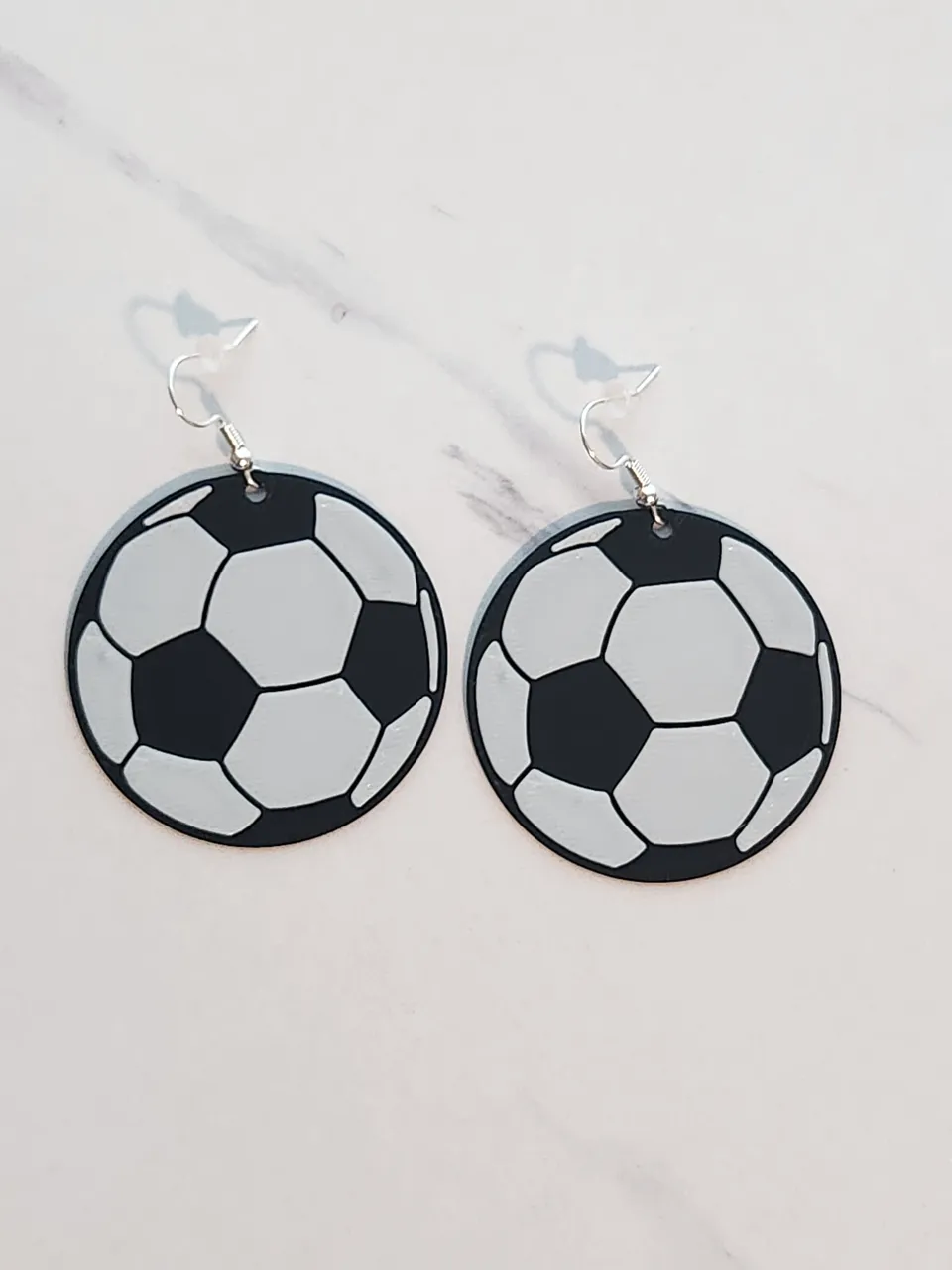 Soccer Earrings view 2