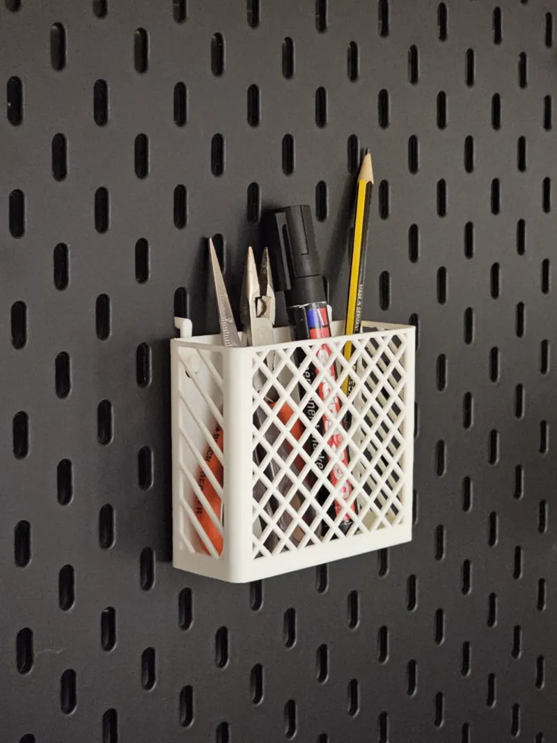 Ikea Skadis Pegboard Pencilholder / Container 