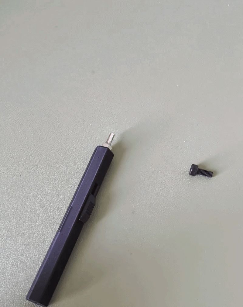 Screwdriver with On - Off Magnet Switch