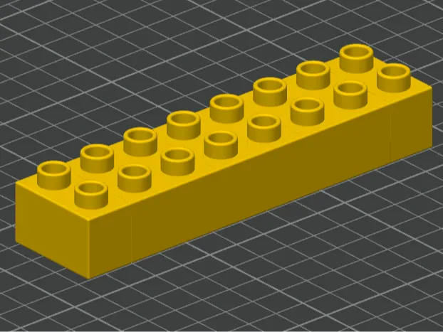 Duplo brick 8x2