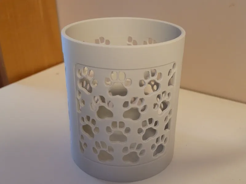 Paw Print Pen Brush Holder