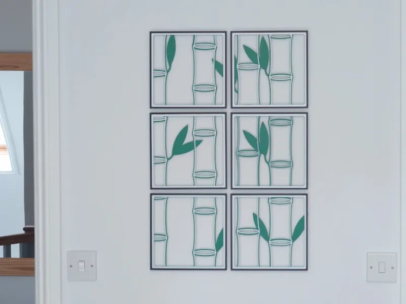 Modular Bamboo Wall Art