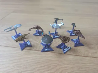 Star Trek Captain's Chair Ship Miniatures