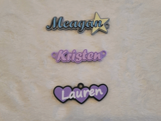 Custom Multi-line Keychain, Bag Tag & Sign Maker
