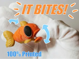 Pipponji’s Biting Goldfish Clip - Fully printed!