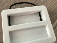 0.2mm layer, 6 walls, 15% infill, Fuzzy Skin grip texture
