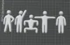 Flat Backs (5 Poses, No Supports)