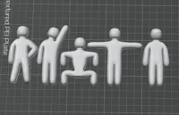 Flat Backs (5 Poses, No Supports)