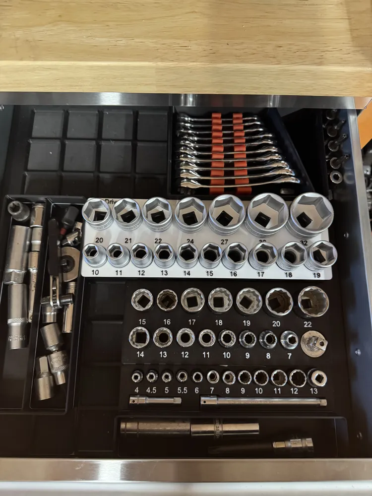 Gridfinity - Teng Tools Metric Socket Set 10-32mm - Free 3D Print Model ...