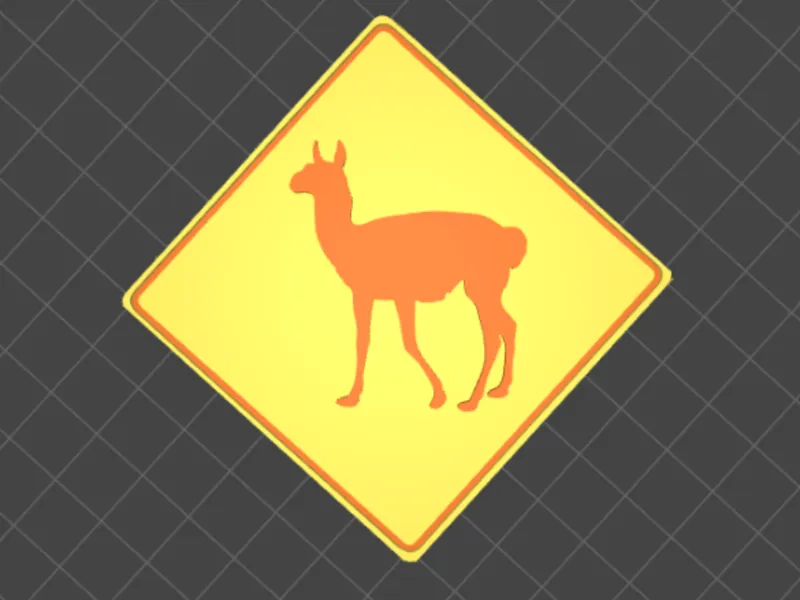 Señaletica de guanaco