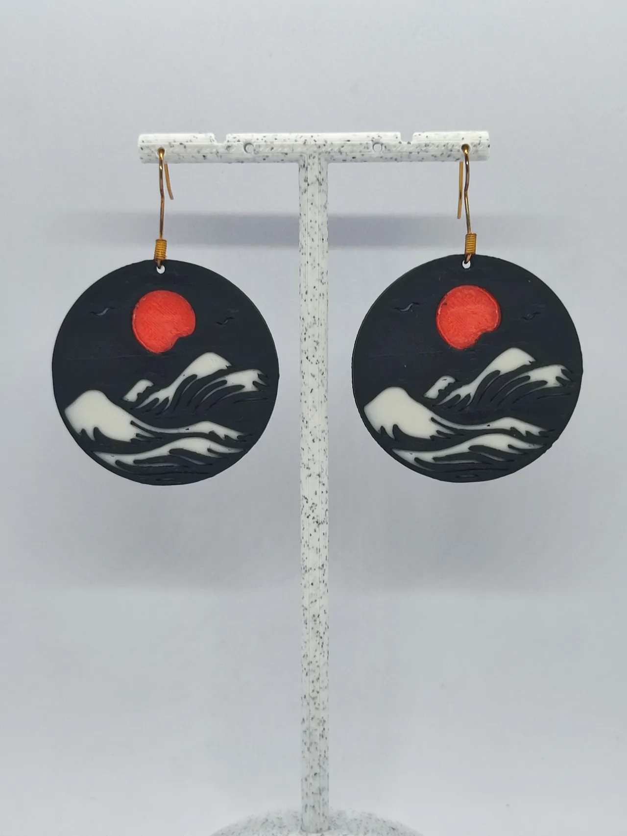 Aretes Ola y Sol view 3