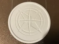 0.2mm layer, 6 walls, 25% infill - No Support Needed