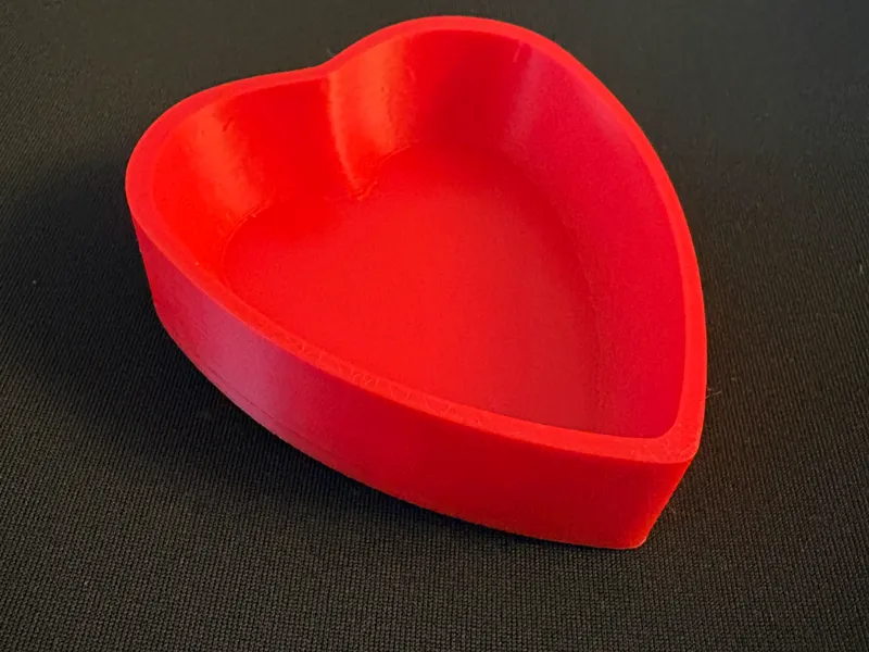 Valentines Day Heart gift tray