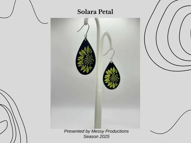 Sun Flower Earrings