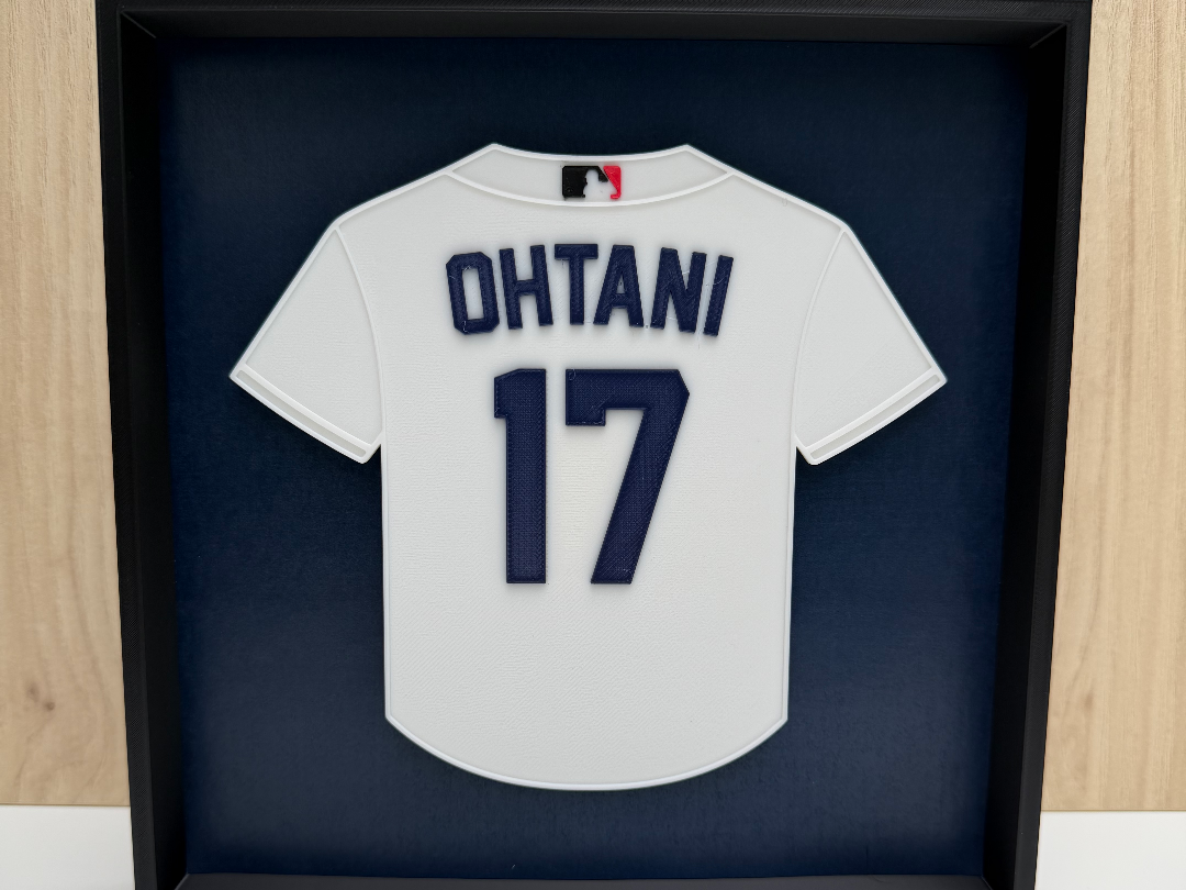 Shohei Ohtani 17 LA Dodgers Home Jersey Shadow Box