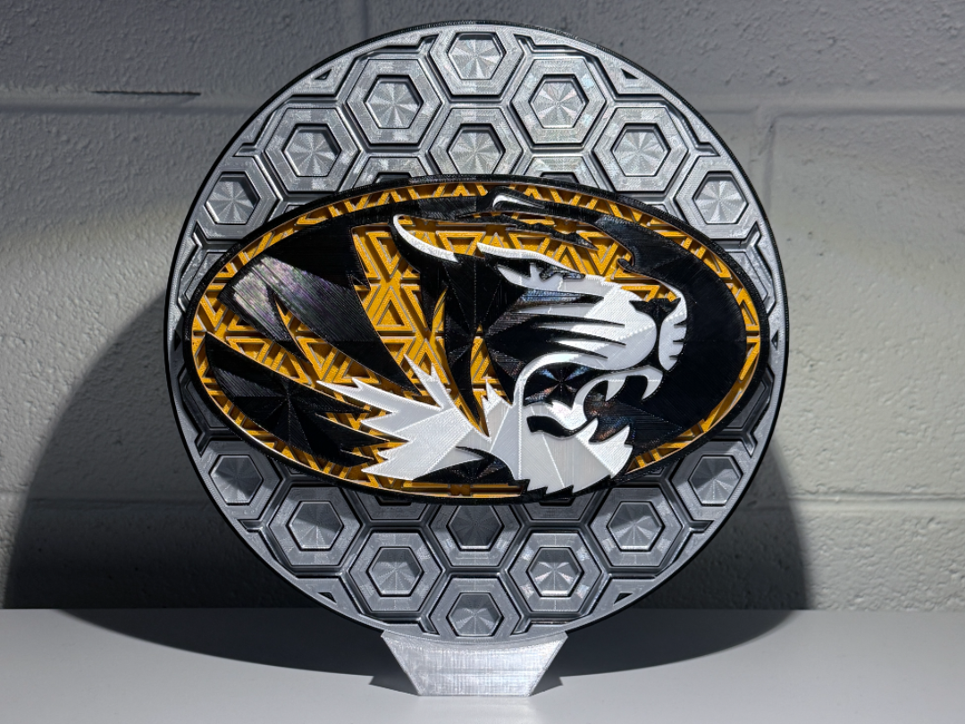 Mizzou Tigers Dimensional Mosaic