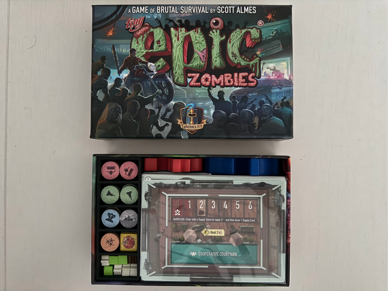 Tiny Epic Zombies Insert - Sleeves/expansion