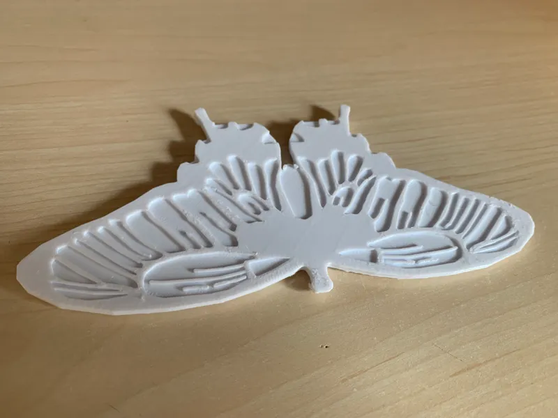 LARGE BUTTERFLY BOX UNPAINTED