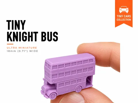 Accesorio para boquillas: Tiny Knight Bus - Mini Cars Series — referencia de MakerWorld