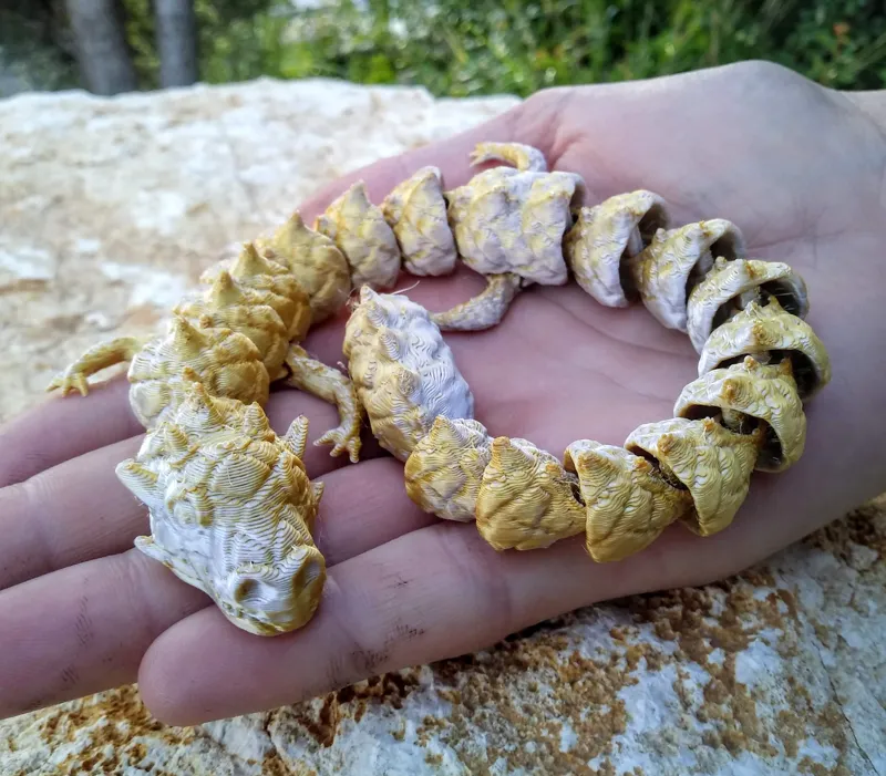 Articulated baby dragon