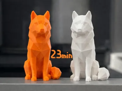 The Poly-Wolf: Fierce, Cute & Geometric