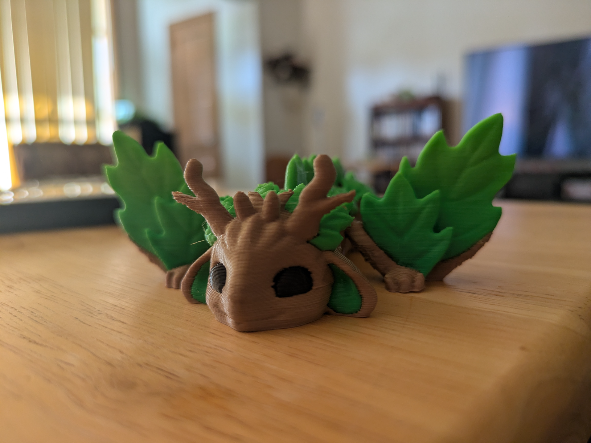 Leafy Forest Spirit Dragon Articulated Flexi