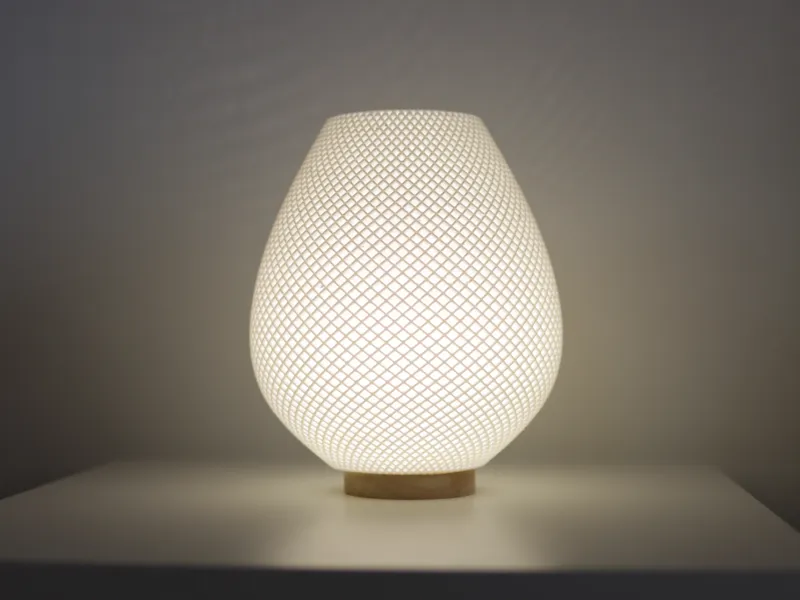 Diana 1 - Twisted spiral lamp shade vase